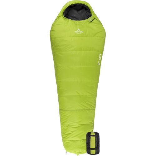  TETON Sports LEEF Ultralight Mummy Sleeping Bag Perfect for Backpacking, Hiking, and Camping; 3-4 Season Mummy Bag; Free Stuff Sack Included