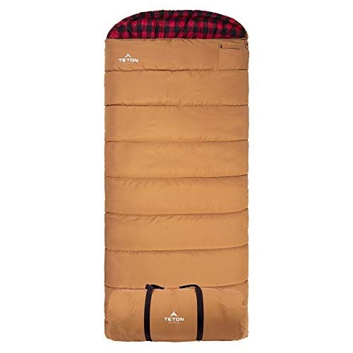  TETON Sports Deer Hunter Sleeping Bag; Warm and Comfortable Sleeping Bag Great for Camping Even in Cold Seasons