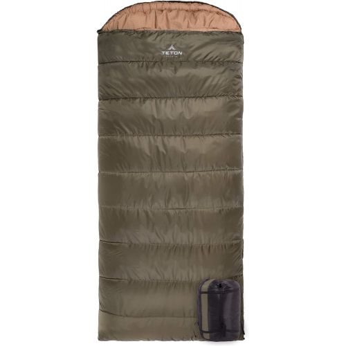  TETON Sports Celsius XXL Sleeping Bag; Great for Family Camping; Free Compression Sack