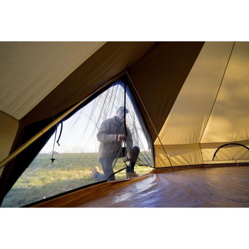  TETON Sports Sierra Canvas Tent; Waterproof Bell Tent for Family Camping in All Seasons