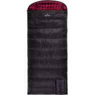 [무료배송] 테톤 스포츠 슬리핑백 캠핑장비 캠핑 침낭 TETON Sports 101R Celsius XXL -18C/0F Sleeping Bag; 0 Degree Sleeping Bag Great for Cold Weather Camping; Black, Right Zip