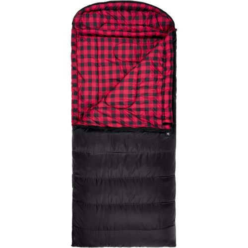  [무료배송] 테톤 스포츠 슬리핑백 캠핑장비 캠핑 침낭 TETON Sports 101R Celsius XXL -18C/0F Sleeping Bag; 0 Degree Sleeping Bag Great for Cold Weather Camping; Black, Right Zip