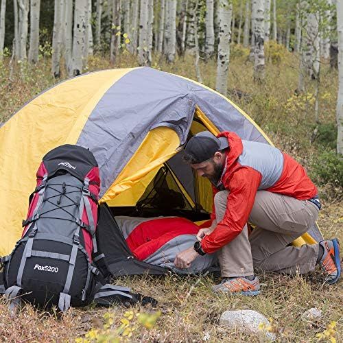  TETON Sports Tracker 5 Lightweight Mummy Sleeping Bag; Great for Hiking, Backpacking and Camping; Free Compression Sack