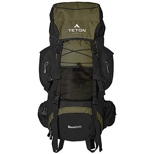  TETON SPORTS Internal Frame, Hunter Green, 55L