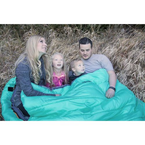  TETON SPORTS TETON Sports Mammoth Queen Size Sleeping Bag; Warm and Comfortable; Double Sleeping Bag Great for Family Camping; Compression Sack Included