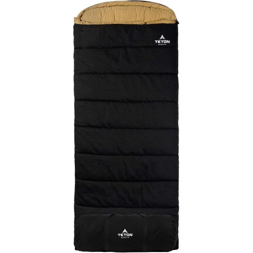  TETON SPORTS Teton Sports Deer Hunter Sleeping Bag; Warm and Comfortable Sleeping Bag Great for Fishing, Hunting, and Camping