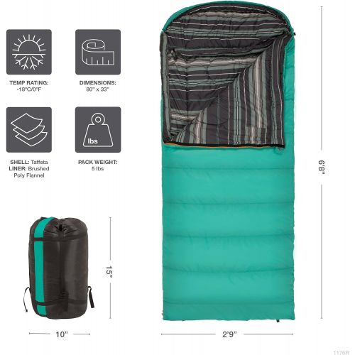  TETON SPORTS TETON Sports Celsius Regular Sleeping Bag; 0 Degree Sleeping Bag Great for Cold Weather Camping; Lightweight Sleeping Bag; Hiking, Camping; Great to Come Back to After a Long Day o