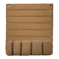 TETON Sports Evergreen Canvas Sleeping Bag; Warm and Comfortable Sleeping Bag Great for Camping or Hunting; Mild Weather Sleeping Bag Perfect for a Family Campout in the Backyard o