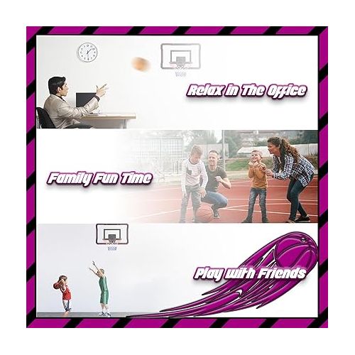  TEUVO Indoor Basketball Hoop for Kids & Adults Mini Basketball Hoop with Electronic Scoreboard 4 Balls Over The Door Nerf Mini Hoops Sport Games Toys Gifts for 5 6 7 8 9 10 11 12+ Year Old Boys Teens