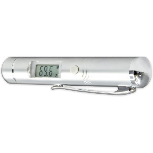  TFA Dostmann Flash Pen Infrarot-Thermometer, beruehrungsloses Messen, vielseitig nutzbar, robustes Metallgehause
