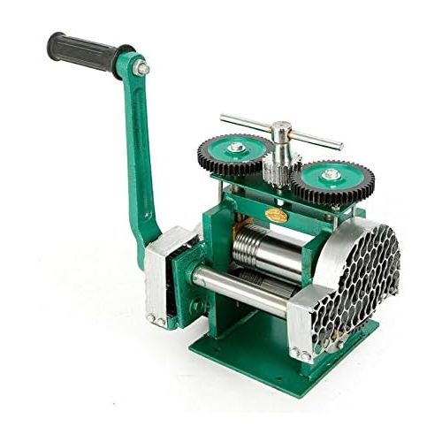  [아마존베스트]TFCFL Manual Rolling Mill Machine, Combination Rolling Mill Machine Jewelry Press Tabletting Tool Jewelry DIY Tool Make Sheet Wire Flat (85mm)