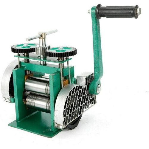  [아마존베스트]TFCFL Manual Rolling Mill Machine, Combination Rolling Mill Machine Jewelry Press Tabletting Tool Jewelry DIY Tool Make Sheet Wire Flat (85mm)