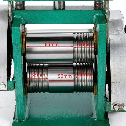  [아마존베스트]TFCFL Manual Rolling Mill Machine, Combination Rolling Mill Machine Jewelry Press Tabletting Tool Jewelry DIY Tool Make Sheet Wire Flat (85mm)