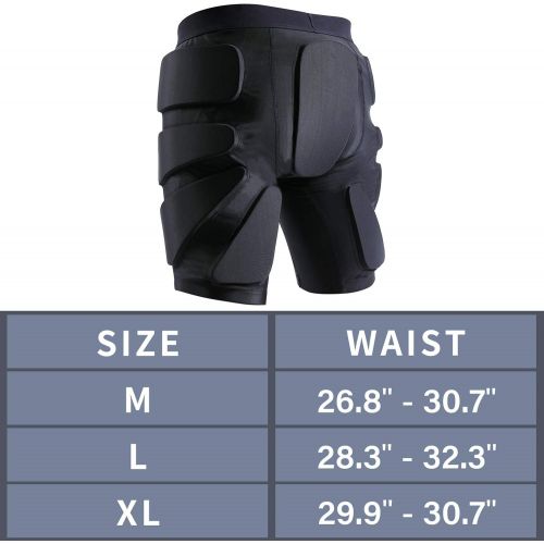  TFO Protective Padded Shorts Breathable Durable for Skateboard, Snowboard