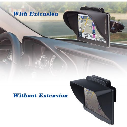  [아마존베스트]TFY GPS Navigation Sun Shade Visor for Garmin nuevi 2797LMT 7-Inch Portable Bluetooth Vehicle GPS and other 7-Inch GPS