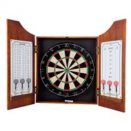 TG Beveled Wood Dart Cabinet - Pro Style Board and Darts