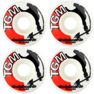 TGM Skateboard Wheels 52mm White Logo