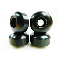 TGM Big Boy Set of 4 Skateboard Wheels Blank 52mm with Abec 7 Bearings and Spacers, Black