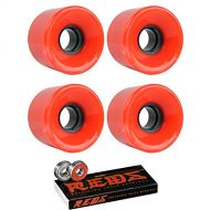 TGM Skateboards Skateboard Cruiser Wheels 59mm x 43mm 83A 1788C Red Bones Reds Bearings