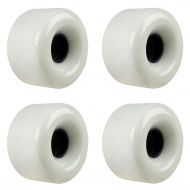 TGM Skateboards Longboard Wheels 70mm Shaved White USA Made 78A