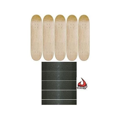  TGM Skateboards 5 Better Made Blanks Skate Decks 7.75 NAT w/Jessup