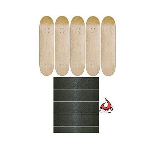  TGM Skateboards 5 Better Made Blanks Skate Decks 7.75 NAT w/Jessup