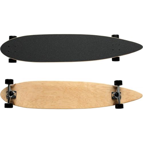 TGM Skateboards Moose Natural Longboard Complete 9 x 46 Pintail Blank