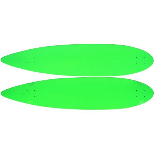  TGM Skateboards Moose Longboard 9 x 43 Pintail Deck Green