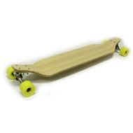 TGM Skateboards Down Drop Longboard - Zebra Bamboo - 180mm Trucks - 76mm 80a Wheels
