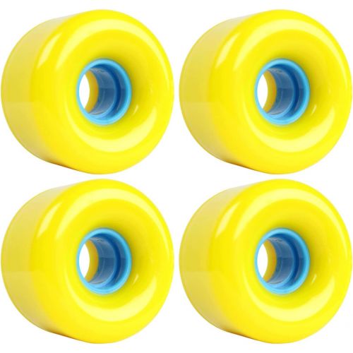  TGM Skateboards Core 6.0 Longboard Trucks Wheels Package 65mm x 44mm 83A 012C Yellow