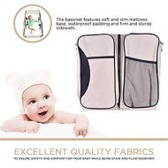 TGSEA Baby Bassinet Portable Travel Crib Diaper Bag Changing Station with Mat Foldable Bed...
