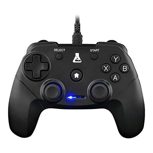  [아마존베스트]THE G-LAB K-PAD Thorium Gaming Controller PC & PS3 USB with Built-in Vibration Gamepad Game Controller Cable Connected - Joystick for PC Windows XP-7-8-10, PS3, Android (Black)