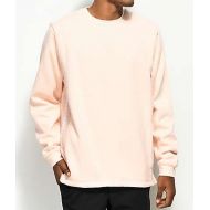 THE HUNDREDS The Hundreds Valley Light Pink Crew Neck Sweatshirt