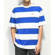 THE HUNDREDS The Hundreds Bay Blue & White Stripe T-Shirt