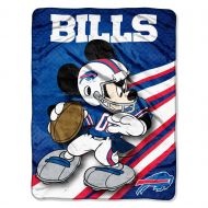 THE NORTHWEST COMPANY NFL Buffalo Bills Mickey Mouse Ultra Plush Micro Super Soft Raschel Throw Blanket