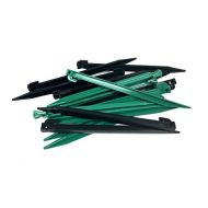 THE UM24 16 Piece 11.5” Length Medium Heavy Duty Nylon Plastic Tent Nails Stakes Pegs