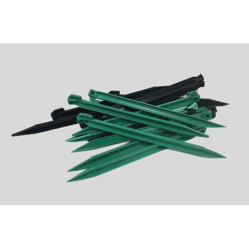  THE UM24 16 Piece 11.5” Length Medium Heavy Duty Nylon Plastic Tent Nails Stakes Pegs