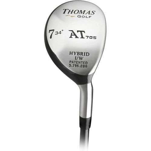  THOMAS GOLF High-Performance Hybrid Golf Club - with Shot Accuracy Technology (Custom Made: Select Any Length/Shaft/Flex/Grip/Hand/Loft) Buy One or More! Driver-1-2-3-4-5-6-7-8-9-PW-GW-SW-LW +