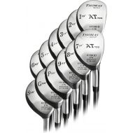 THOMAS GOLF Left Handed High-Performance Hybrid Golf Clubs - with Shot Accuracy Technology (Custom Made: Any Length/Shaft/Flex/Grip/Degree Loft) Buy One or More! 1-2-3-4-5-6-7-8-9-PW-GW-SW-LW