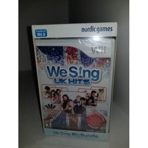  Nordic We Sing Pop Game + 2 Mic Wii U Bundle Edition W2 TWO Microphones