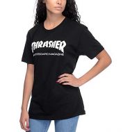 THRASHER Thrasher Skate Mag Black Boyfriend Fit T-Shirt