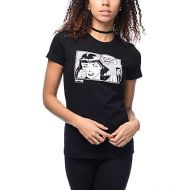 THRASHER Thrasher Boyfriend Girls Black T-Shirt