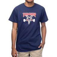 THRASHER Thrasher Two Tone Skategoat Navy T-Shirt
