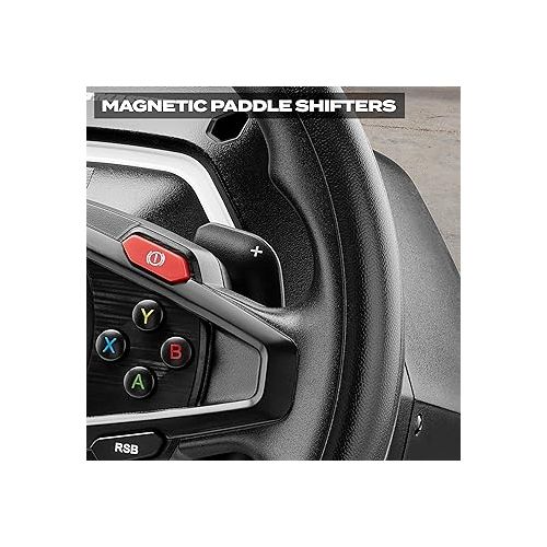  Thrustmaster T128X, Force Feedback Racing Wheel with Magnetic Pedals (Compatible with Xbox Series X|S, Xbox One, PC)
