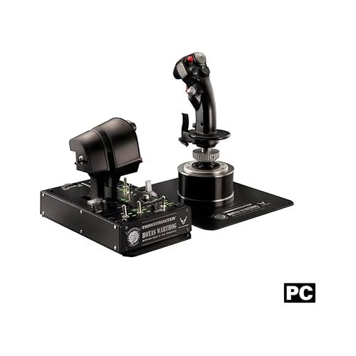  Thrustmaster HOTAS Warthog Flight Stick, Throttle and Control Panel for Flight Simulation, Official Replica of the U.S Air Force A-10C Aircraft (Compatible with PC)