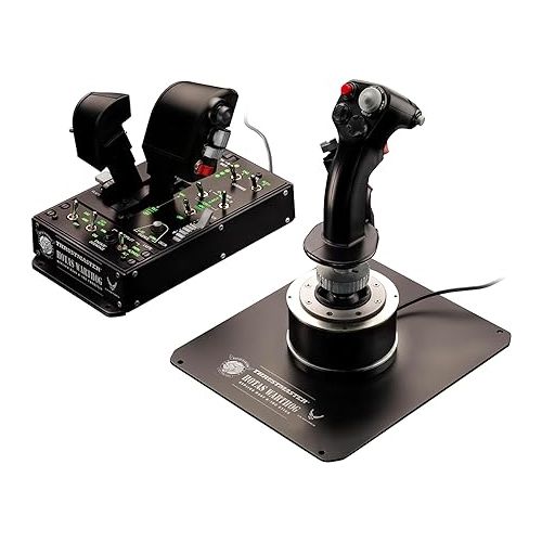  Thrustmaster HOTAS Warthog Flight Stick, Throttle and Control Panel for Flight Simulation, Official Replica of the U.S Air Force A-10C Aircraft (Compatible with PC)