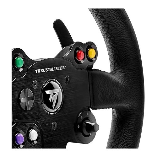  Thrustmaster Leather 28GT Wheel Add-On (Compatible with PS5, PS4, XBOX Series X/S, One, PC)