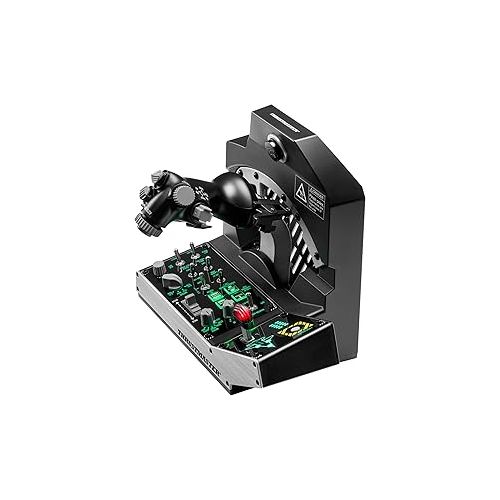  Thrustmaster Viper TQS Mission Pack: Metal Throttle Quadrant System, Throttle and Control Panel Included, 64 Action Buttons, 6 Axes, Licensed by the U.S. Air Force (Compatible with PC)