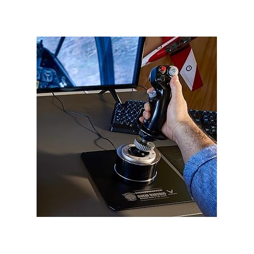  Thrustmaster HOTAS Warthog Flight Stick for Flight Simulation, Official Replica of the U.S Air Force A-10C Aircraft (Compatible with PC)