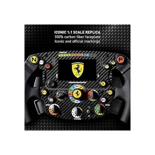  Thrustmaster Ferrari SF 1000 Edition Officially Licensed Formula One Wheel Add On (Compatible with XBOX Series X/S, One, PS5, PS4, PC)